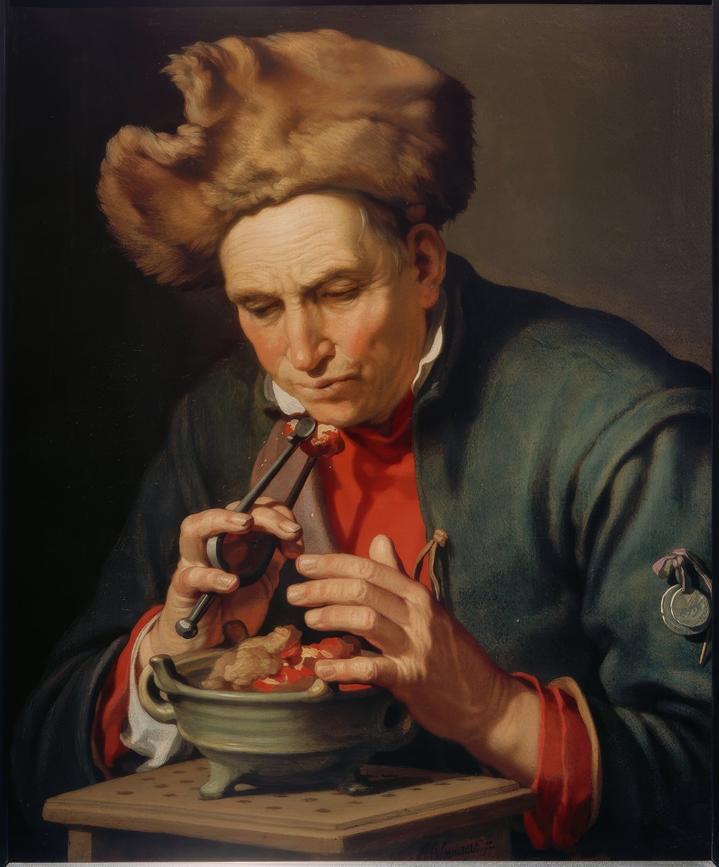 Allegori om vinteren af Abraham Bloemaert
