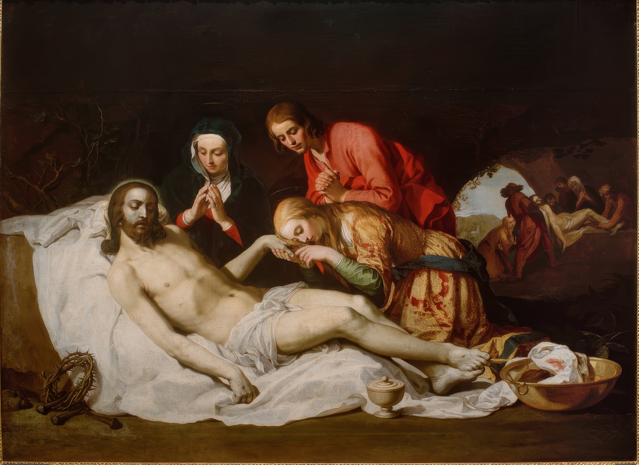 Kristi klagesang af Abraham Bloemaert