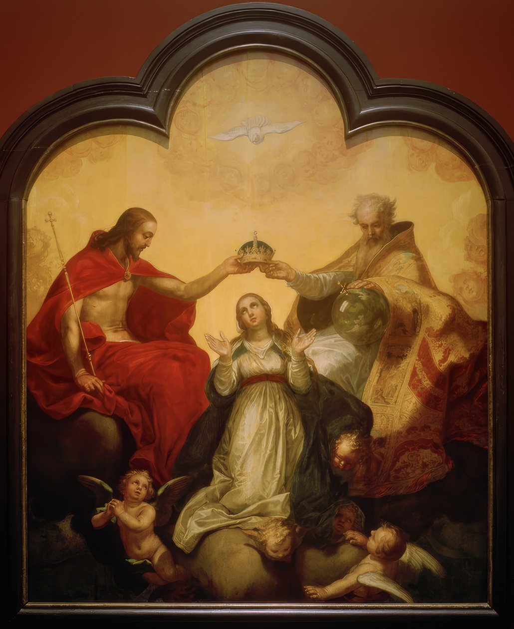 Marias kroning af Abraham Bloemaert