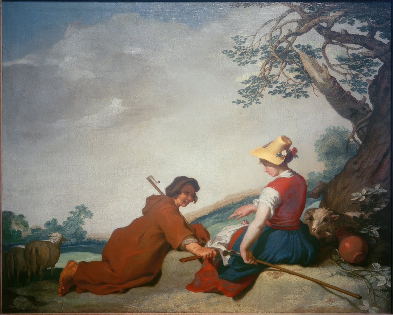 Pastoral scene af Abraham Bloemaert