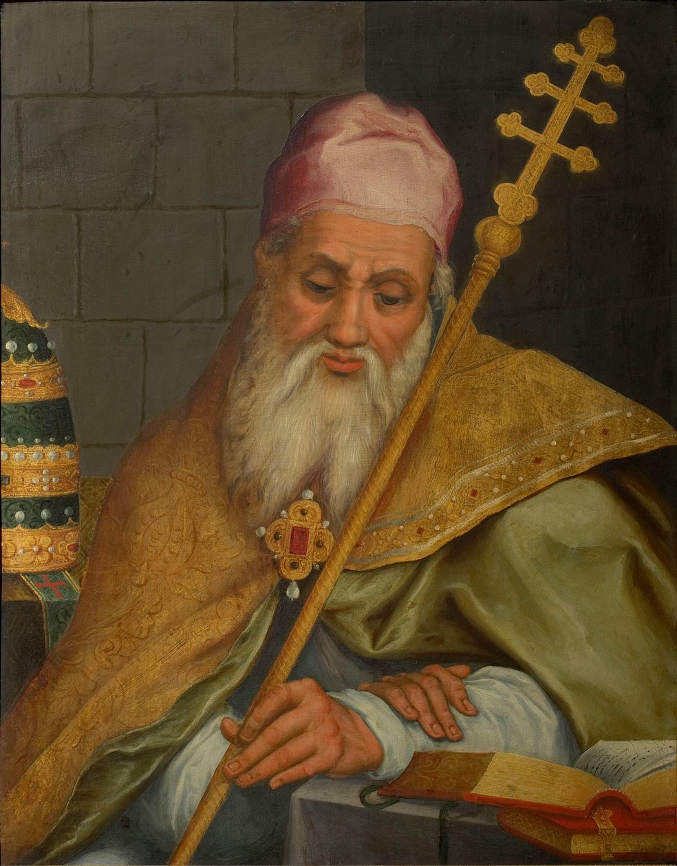 Sankt Gregor den Store. af Abraham Bloemaert