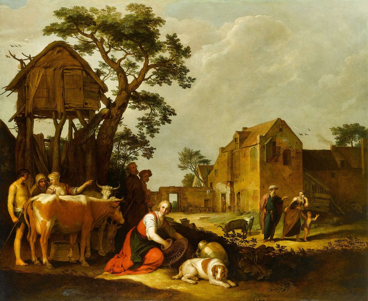 Uddrivelsen af Hagar og Ismael af Abraham Bloemaert