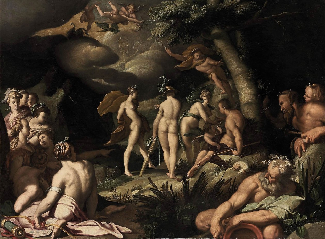 Dommen over Paris af Abraham Bloemaert