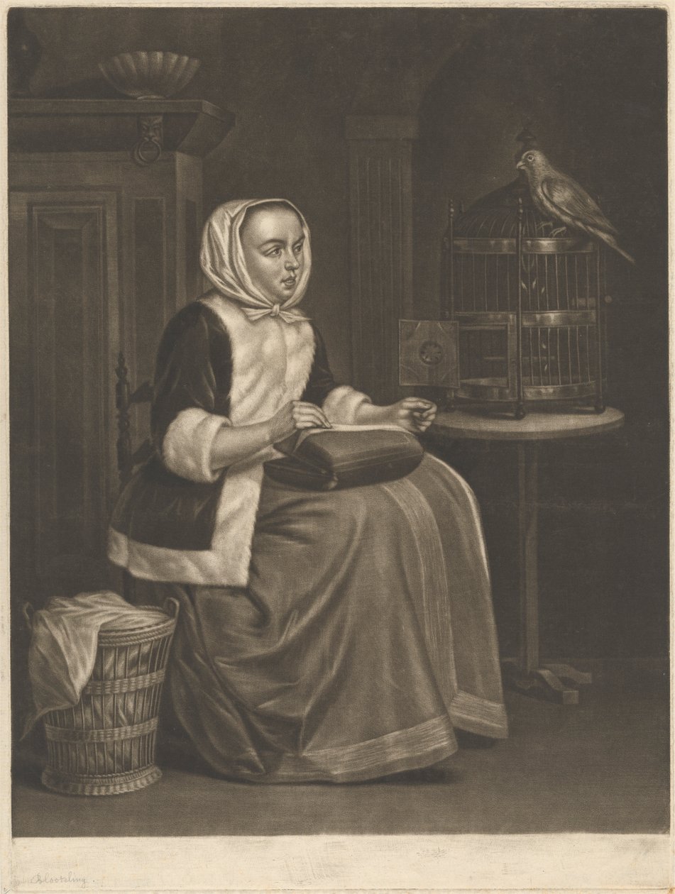 Kvinde syning af Abraham Blooteling