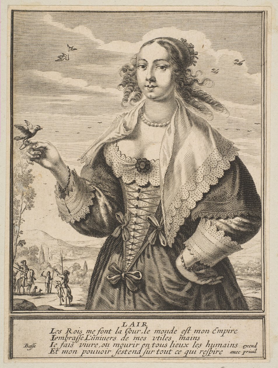 Air, 1630. af Abraham Bosse