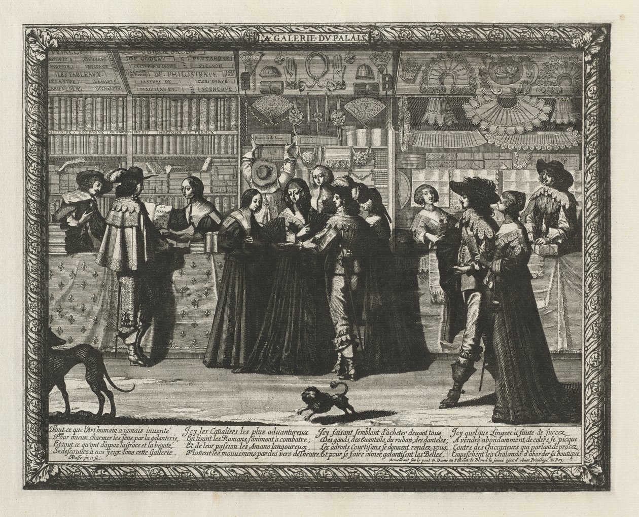 Galleriet i Paris af Abraham Bosse