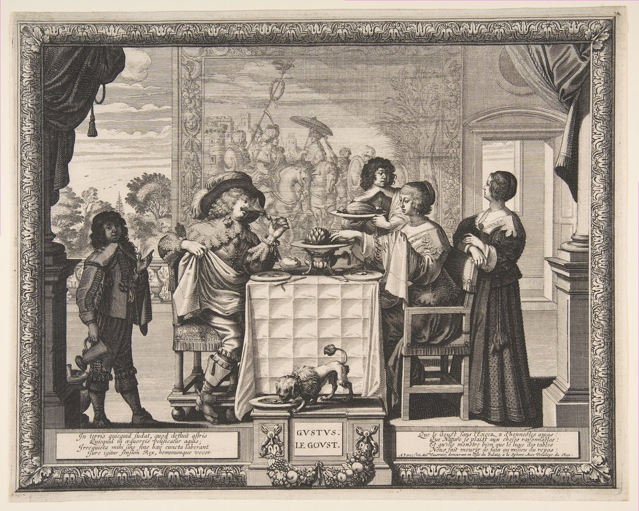 Smag, 1635-38. af Abraham Bosse