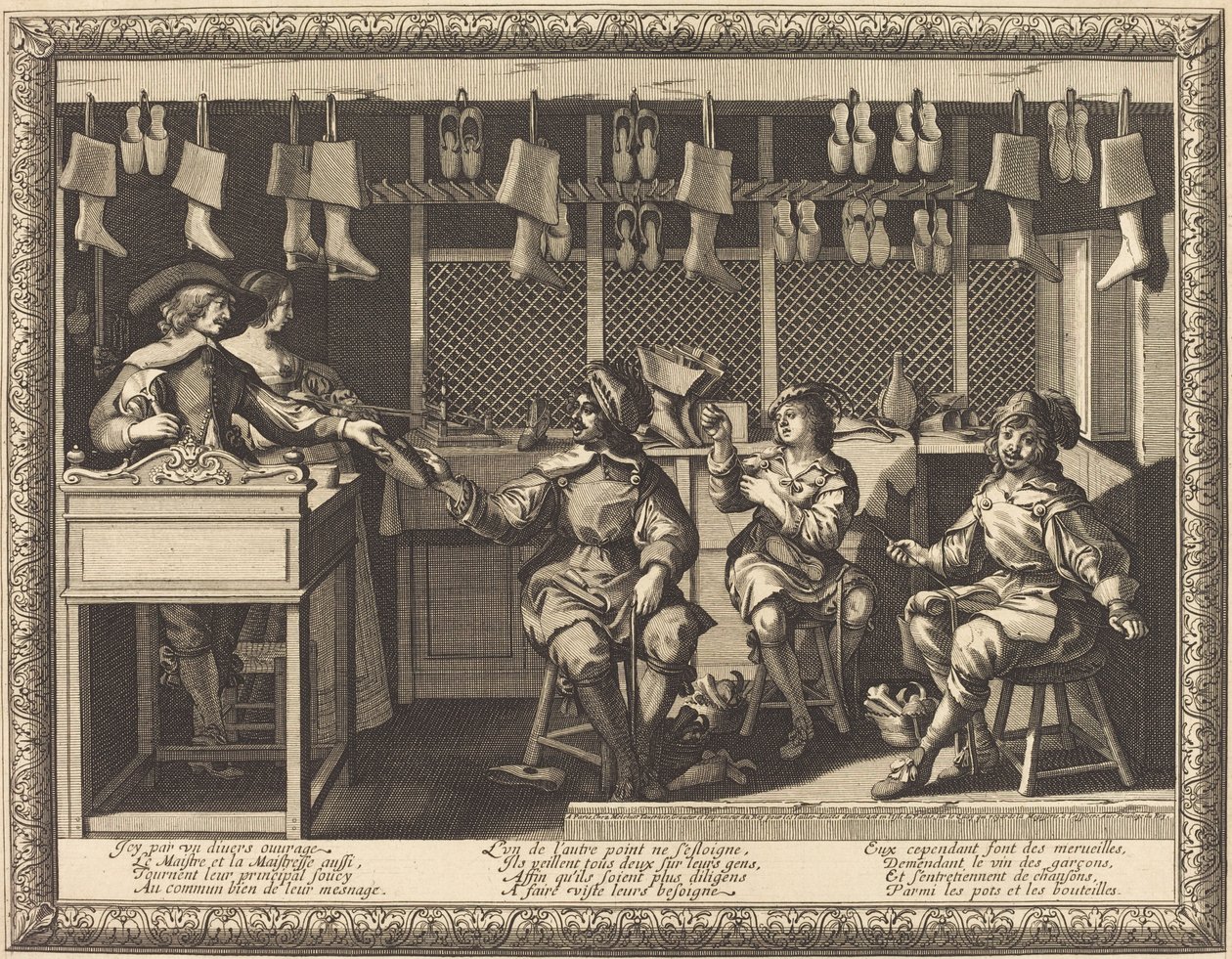 Skomageren af Abraham Bosse