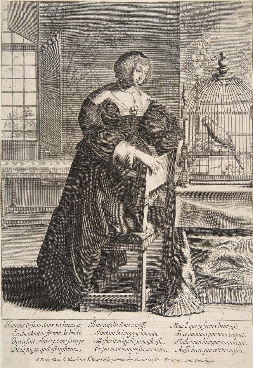 Papegøjen, 1620-76. af Abraham Bosse