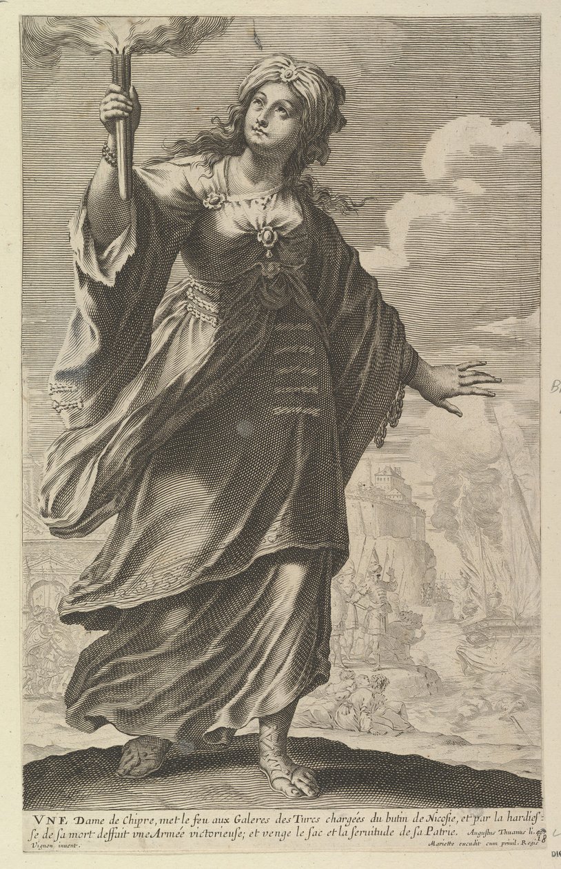 En dame af Cypern, 1647. af Abraham Bosse