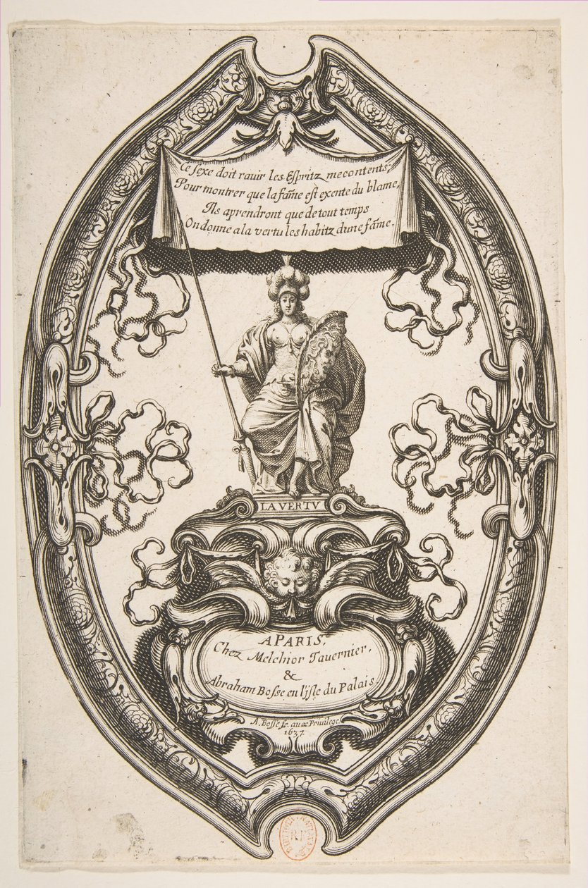 Dyd: Athena, 1637. af Abraham Bosse