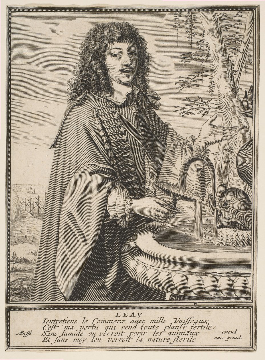 Vand, ca. 1630. af Abraham Bosse