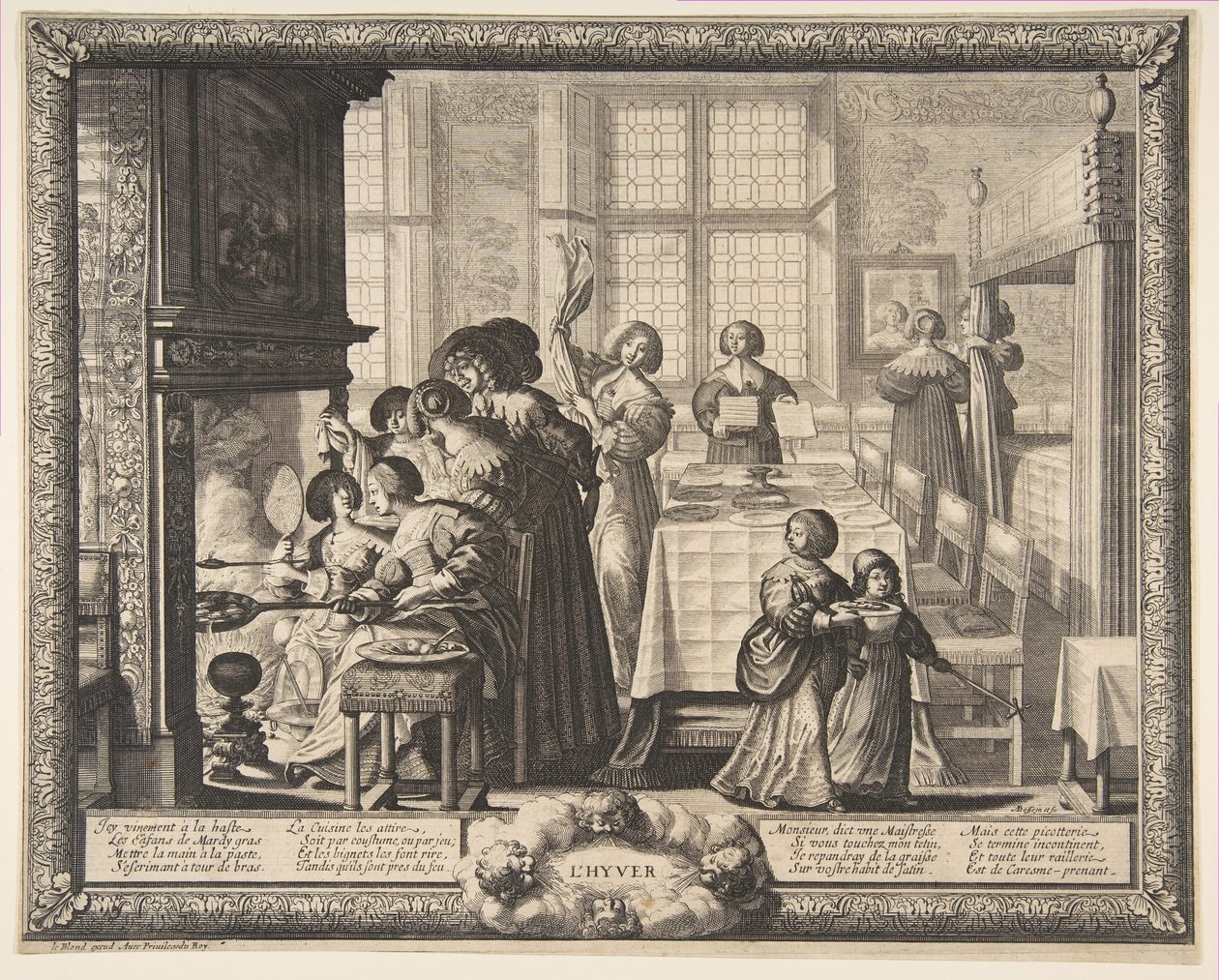Vinter, ca. 1637. af Abraham Bosse