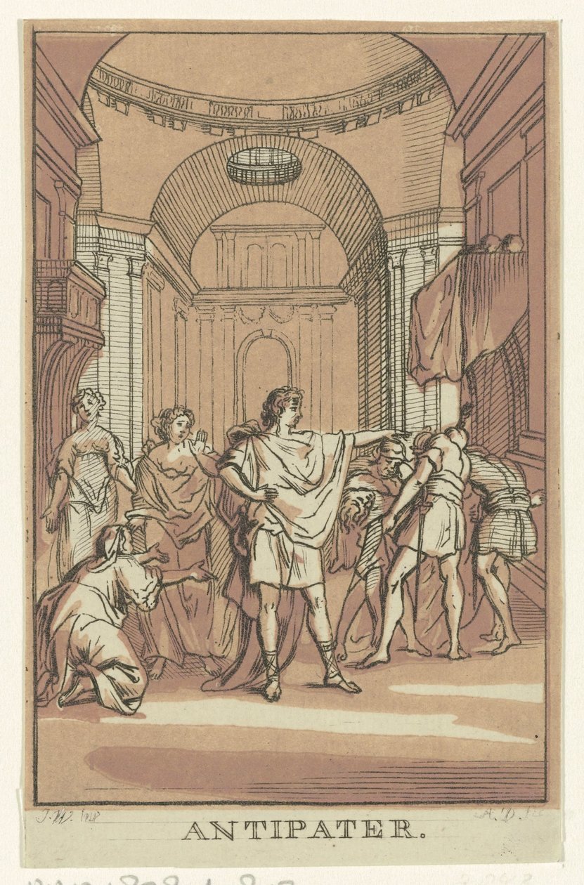 Antipater (titel på objekt) af Abraham Delfos