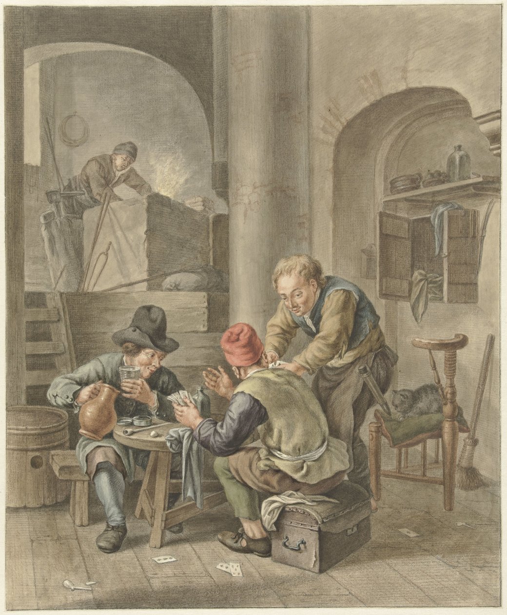 Kortspillerne af Abraham Delfos