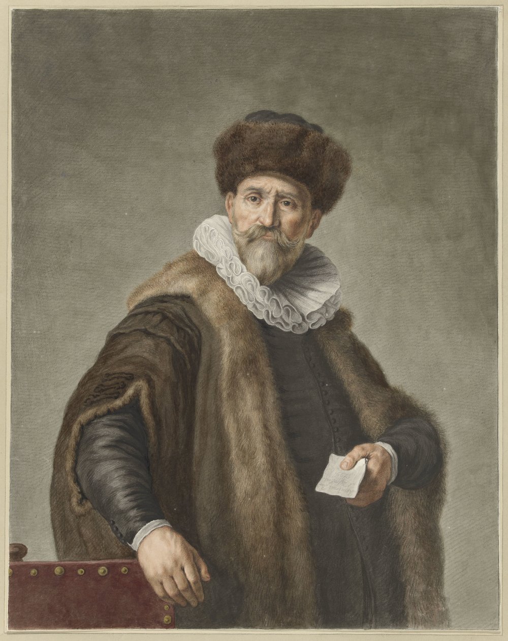Portræt af Nicholas Ruts af Abraham Delfos