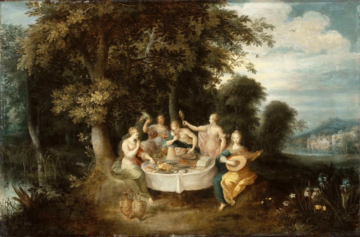 De fem sanser af Abraham Govaerts
