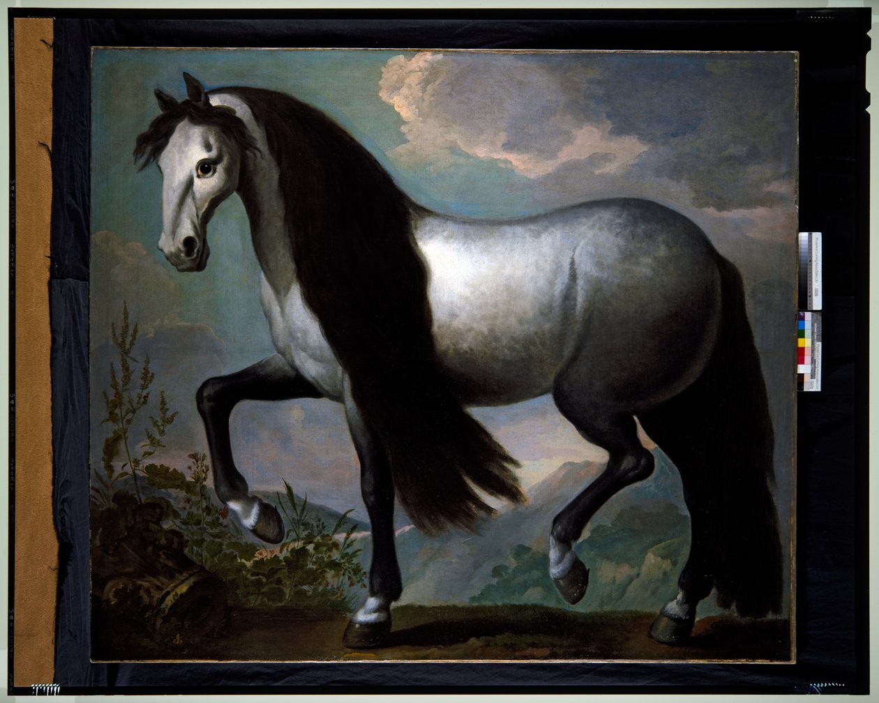 Hest i et landskab af Abraham Jansz. van Diepenbeeck