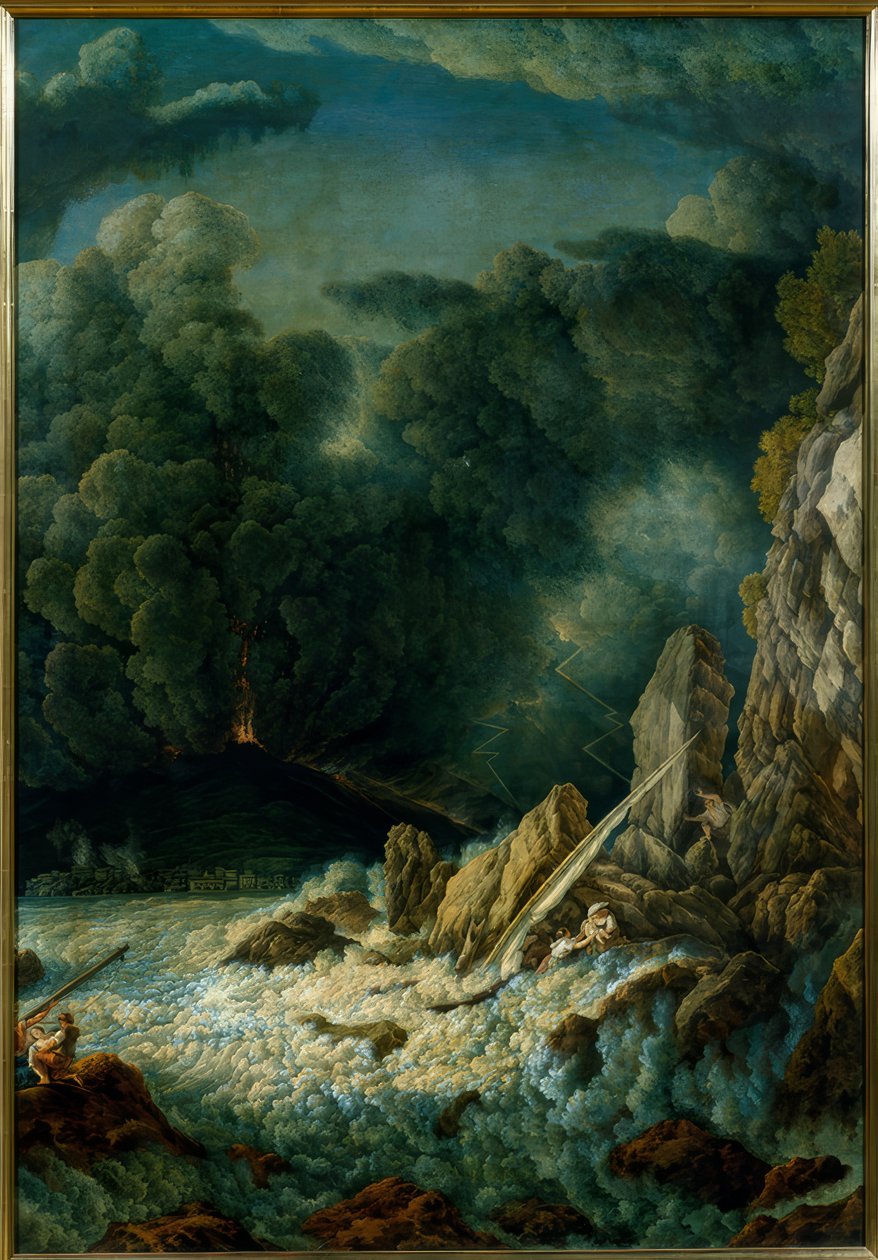 Vesuvs udbrud af Abraham Louis Rodolphe Ducros