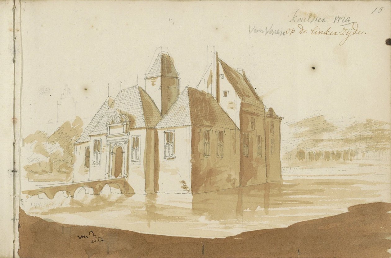 Hus Ter Coulster i Heiloo af Abraham Meyling