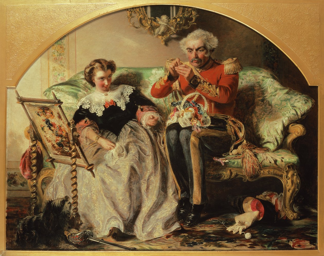 Den forelskede løve af Abraham Solomon