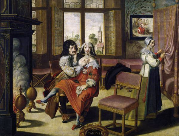 De fem sanser - berøring af Abraham Bosse