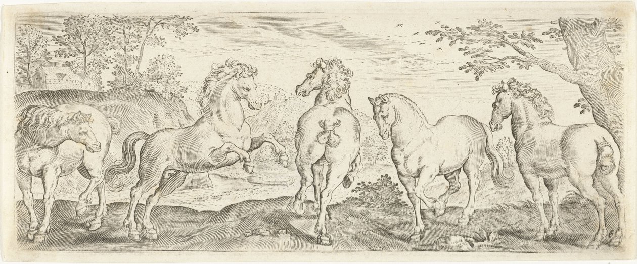 Heste Dyr (serietitel) af Abraham de Bruyn (possibly)