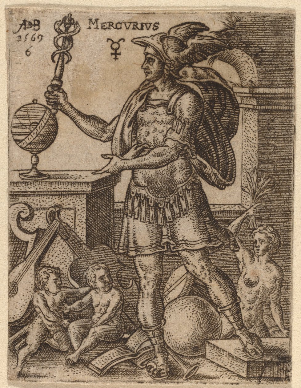 Merkur af Abraham de Bruyn
