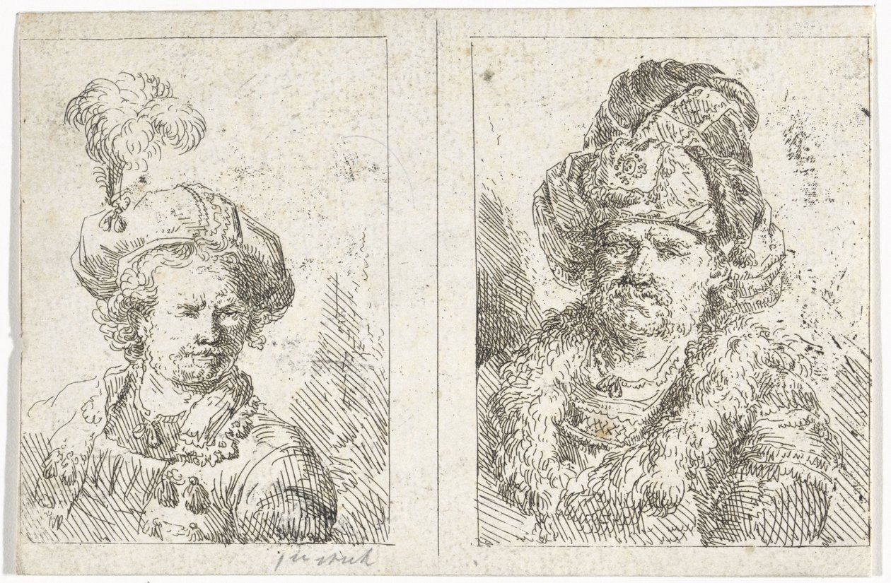 To mandlige buster af Abraham van Strij (I)
