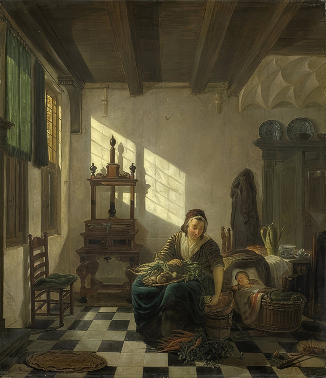 Husmoderen. 1800-11 af Abraham van Strij
