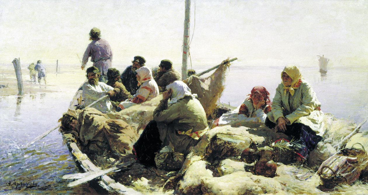 Po reke oke af Abram Efimovich Arkhipov