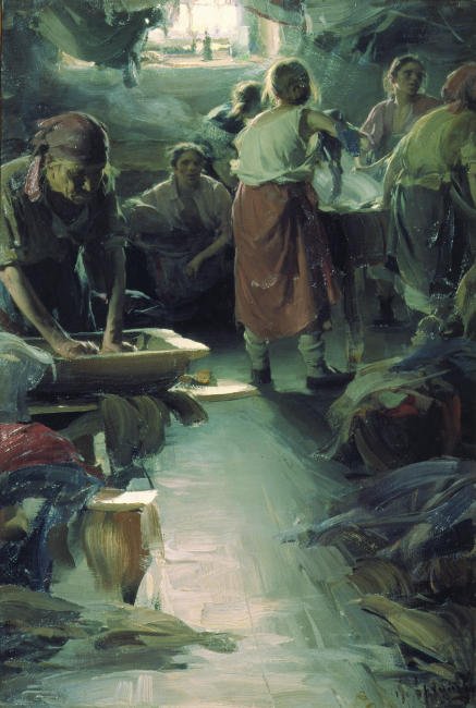 Skiven Kvinder. af Abram Efimovich Arkhipov