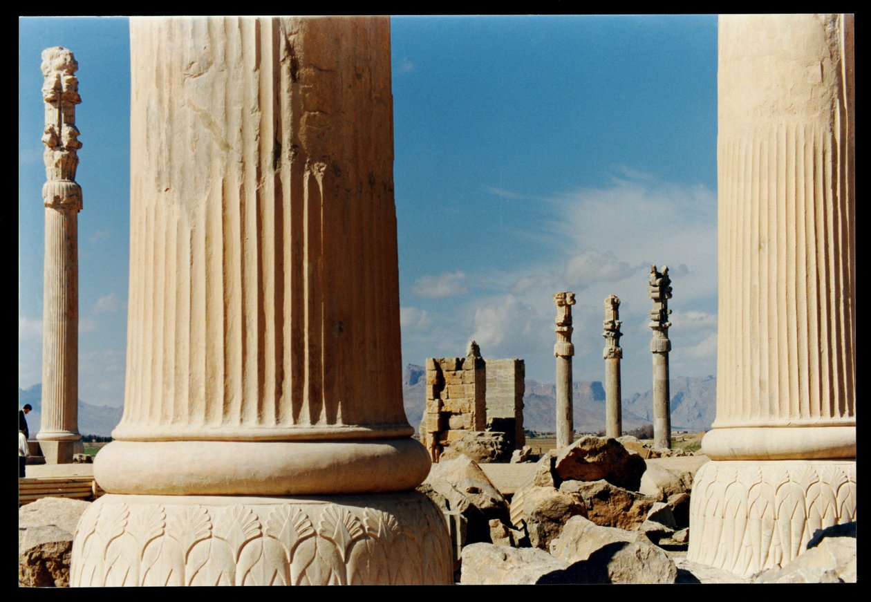 Søjler fra den østlige portikus i Apadana, ca. 500-480 f.Kr. af Achaemenid
