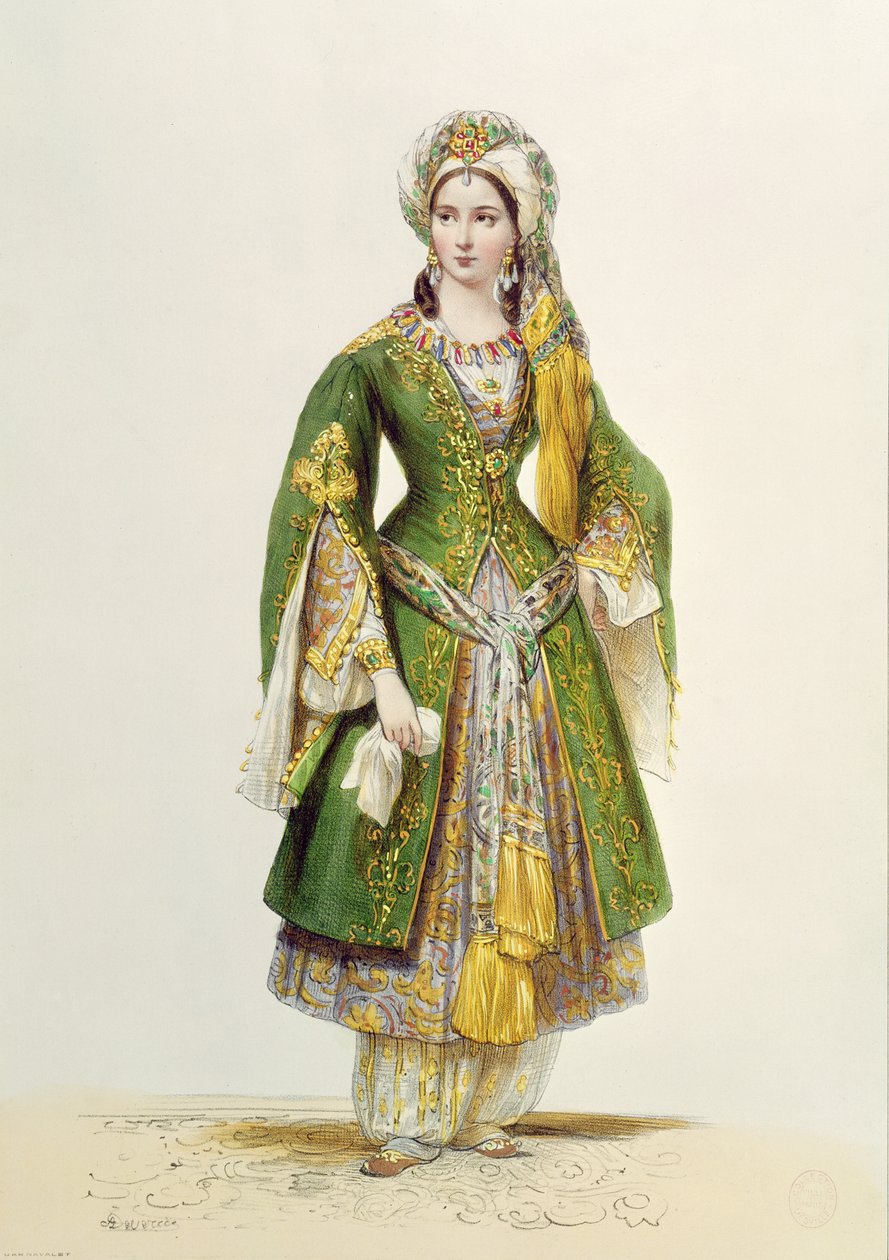 Mademoiselle Rachel (1821-58) som Roxane i 