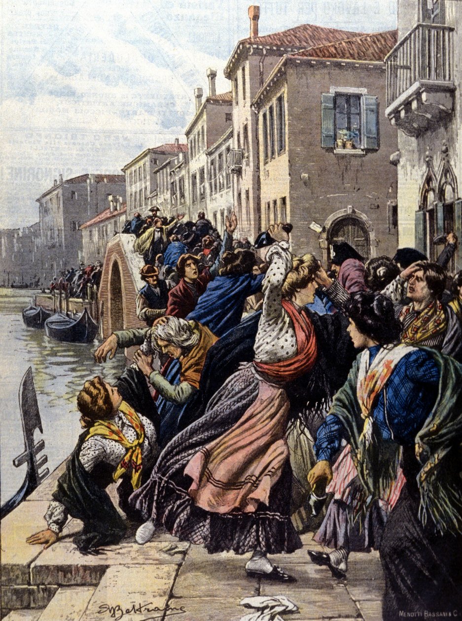Venedig: Cigarstrejke af Achille Beltrame