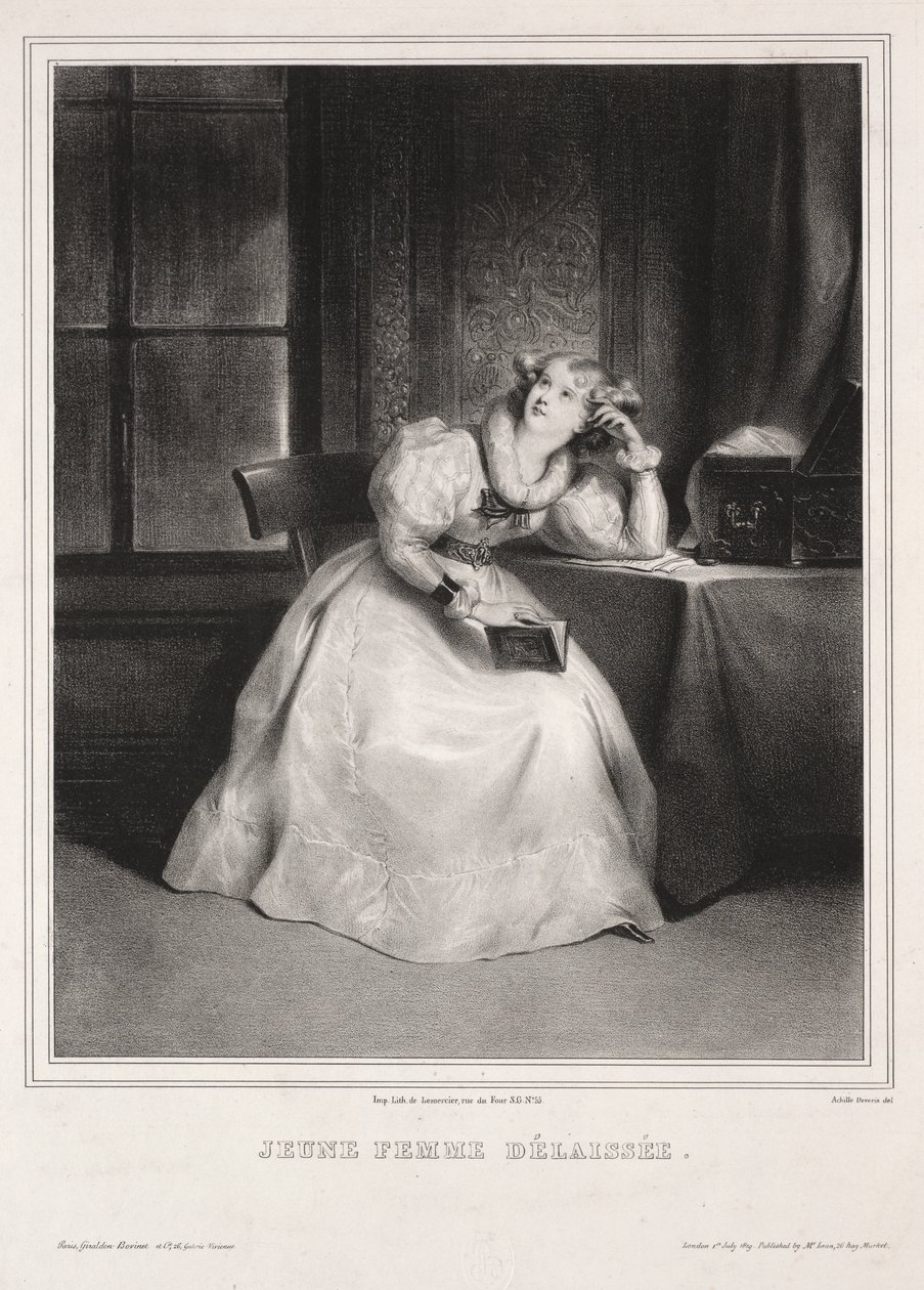 Reverie af Achille Devéria
