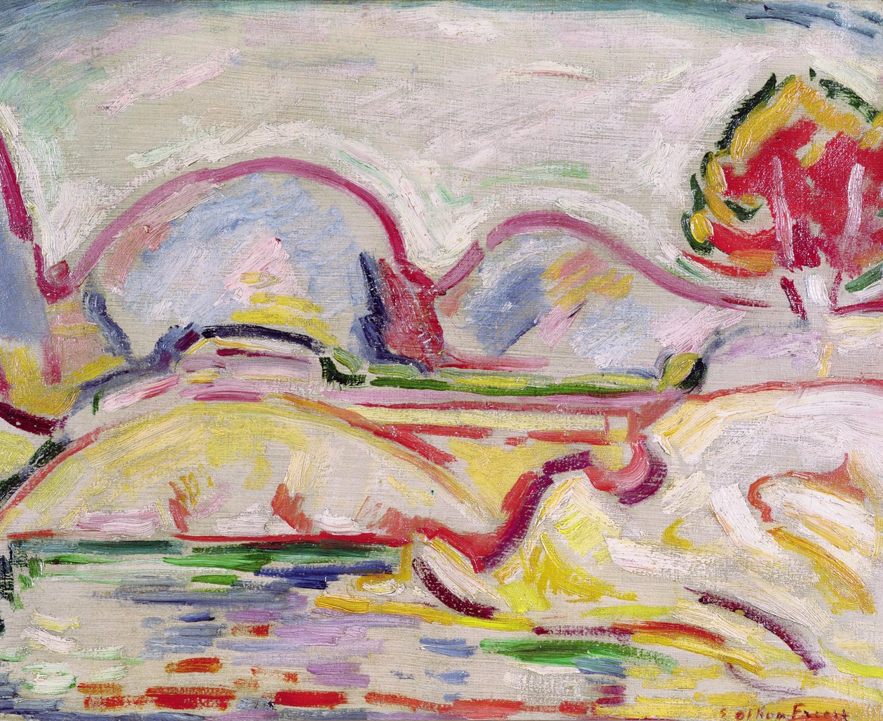 Hos Ciotat af Achille Emile Othon Friesz