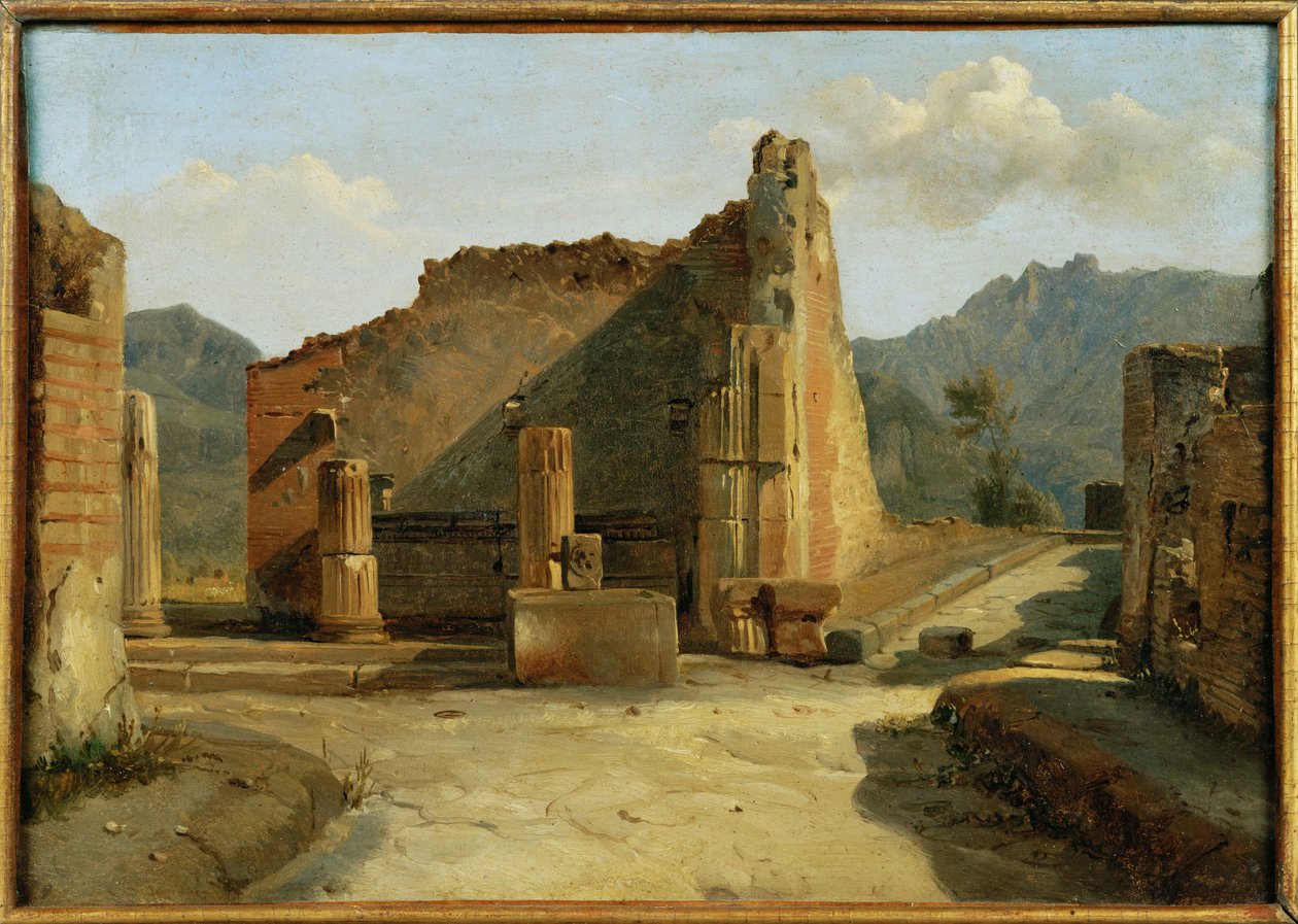 Forum i Pompeji ... af Achille Etna Michallon