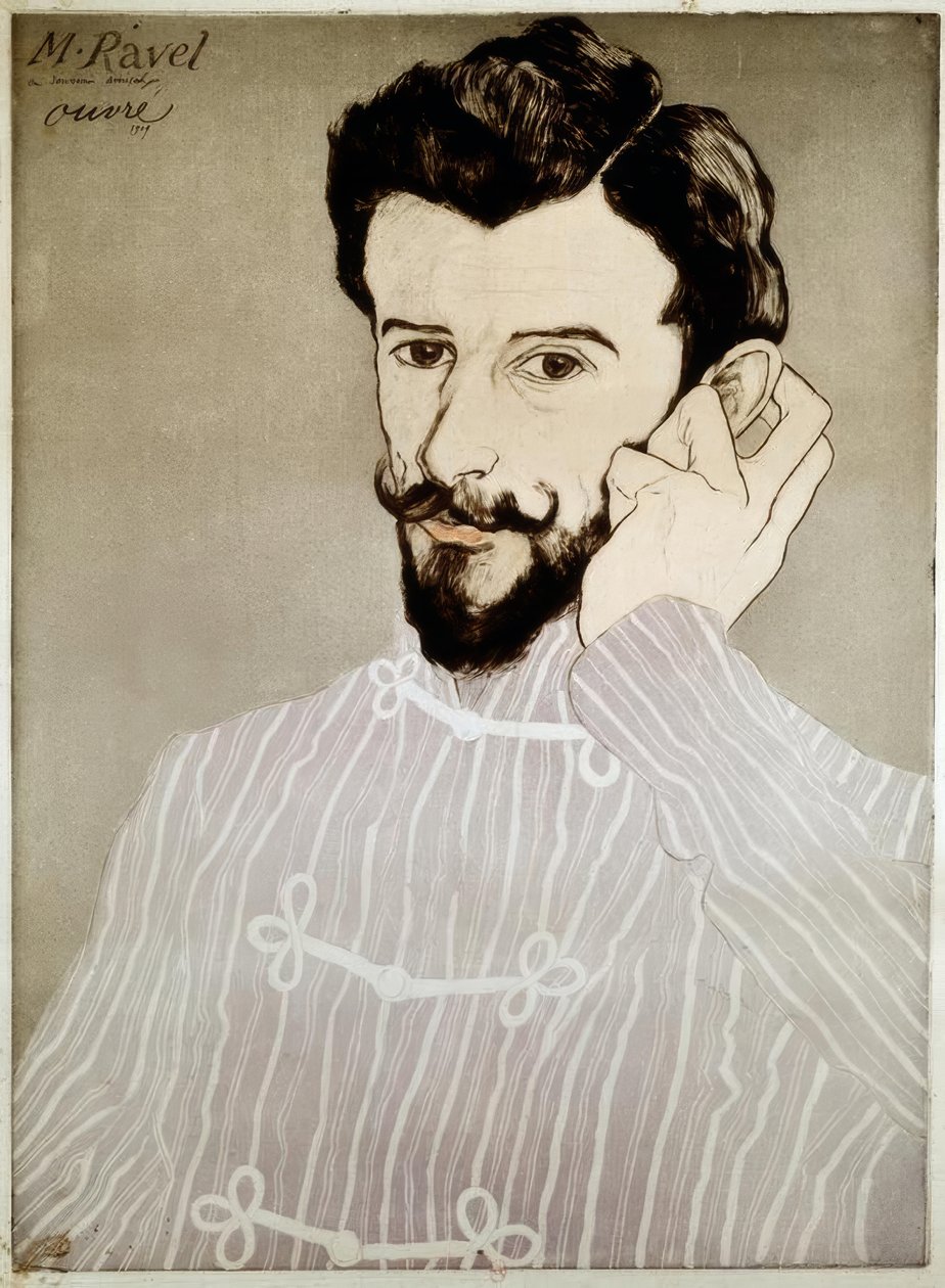 Maurice Ravel af Achille Ouvré