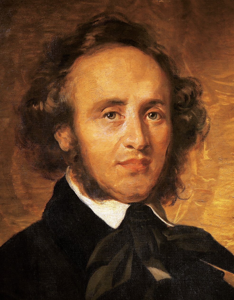 Portræt af Felix Mendelssohn Bartholdy (Hamburg af Achille Talarico