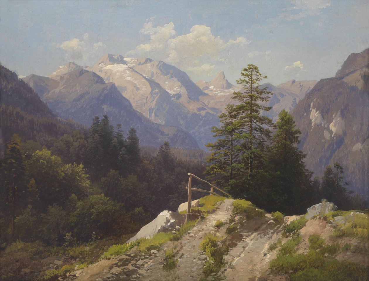Prof. Waagen den ... Tauern fra Berchtesgaden af Adalbert Waagen