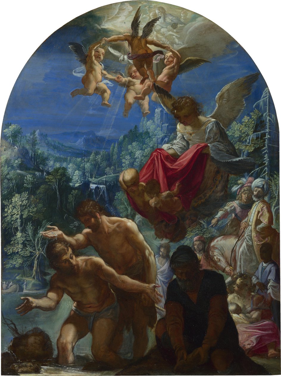 Kristi dåb af Adam Elsheimer