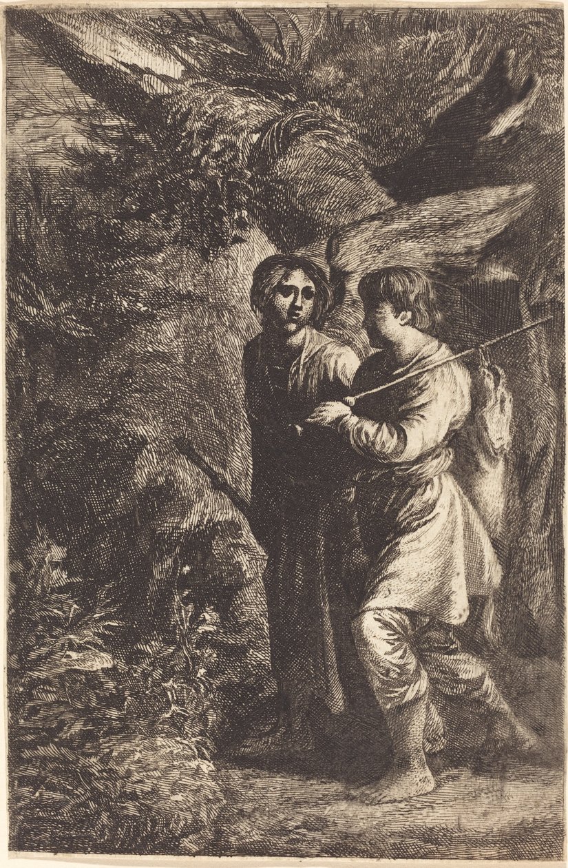 Tobias og englen af Adam Elsheimer