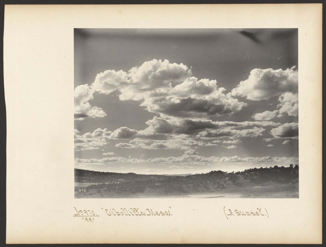 Cibollitta Mesa. (En solnedgang.) af Adam Clark “A. C.” Vroman