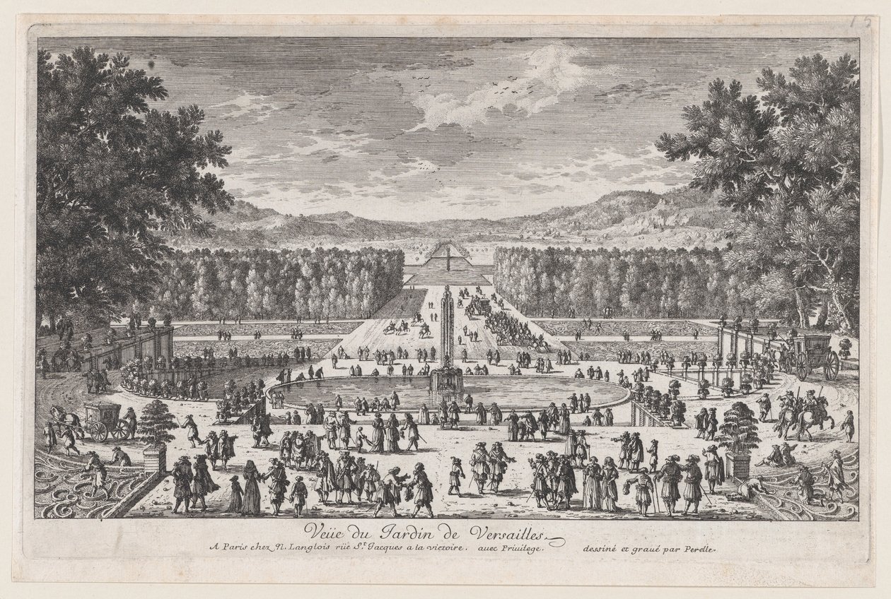 Versailles Have, 1660-95., 1660-95. af Adam Perelle
