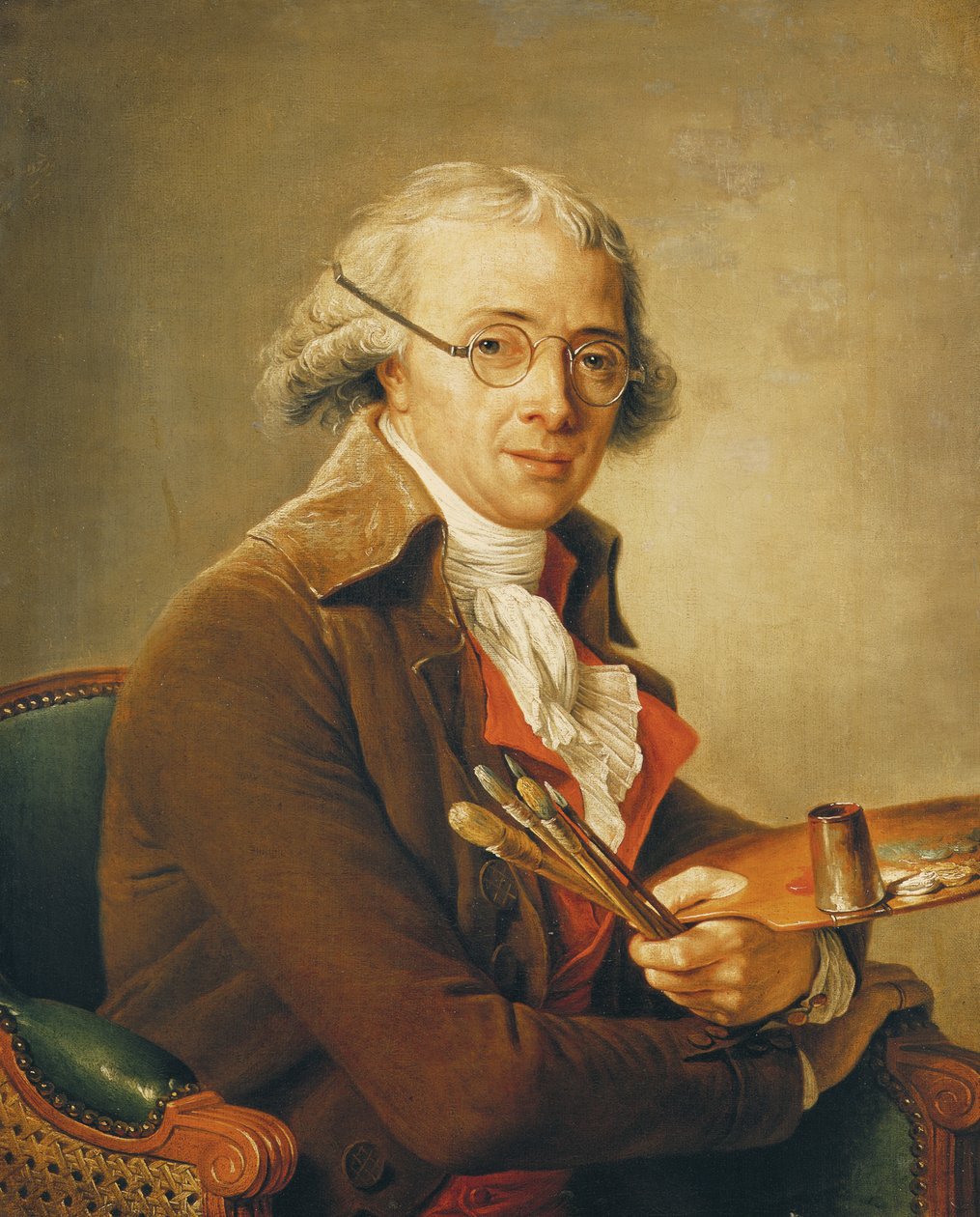 Portræt af Francois-Andre Vincent (1746-1816) af Adelaide Labille Guiard