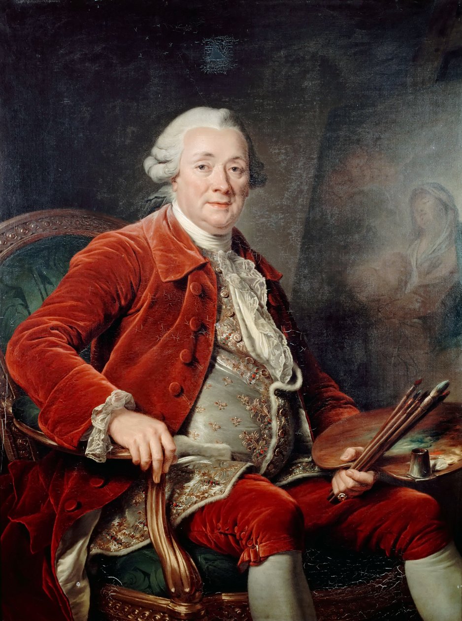 Portræt af Charles-Amédée-Philippe van Loo af Adelaide Labille Guiard