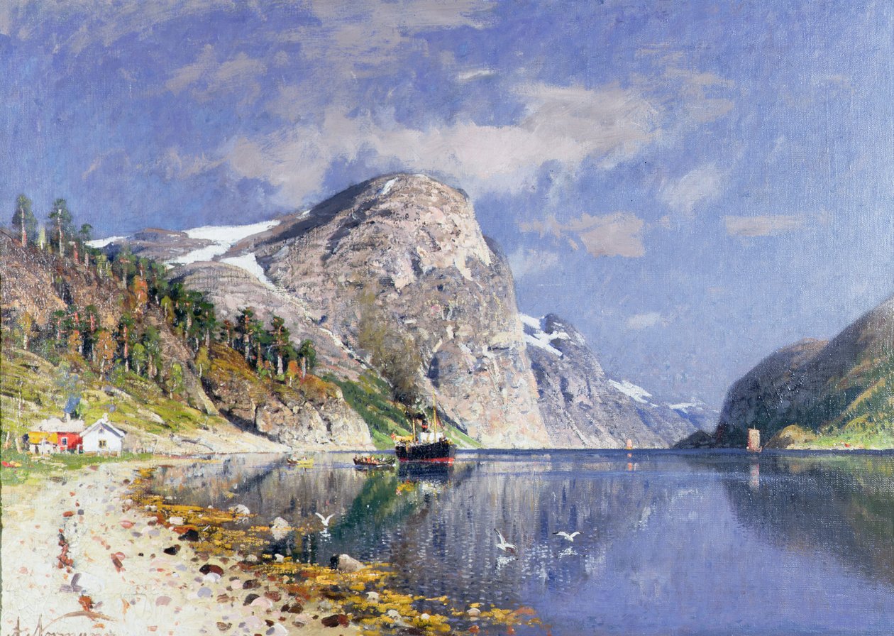 En Fjorddamper af Adelsteen Normann