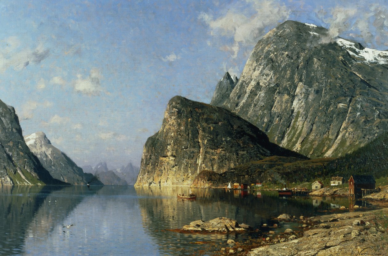 Sogne Fjord, Norway af Adelsteen Normann