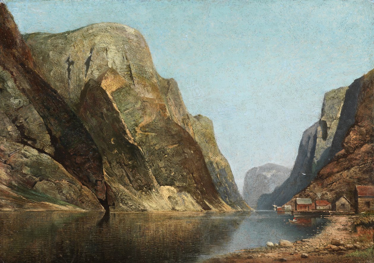 Sogne Fjord, Norway af Adelsteen Normann
